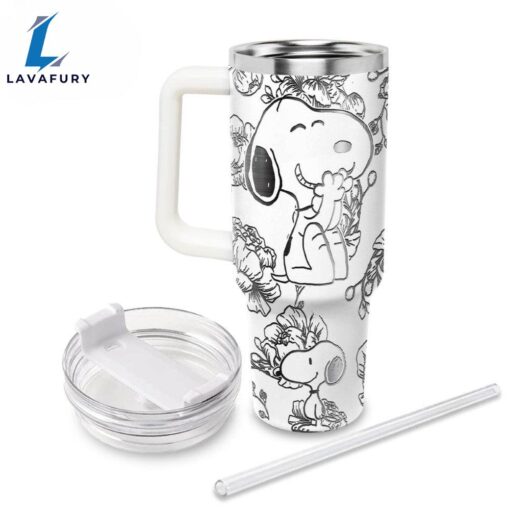 Custom Name Snoopy Making Magical Memorial Tumbler