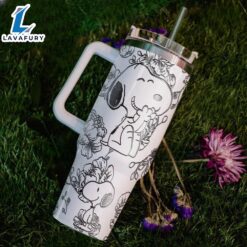 Custom Name Snoopy Making Magical Memorial Tumbler