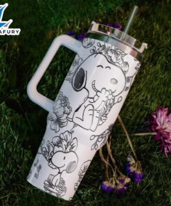 Custom Name Snoopy Making Magical Memorial Tumbler