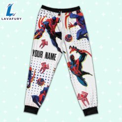 Custom Spiderman 2099 Colorful Pajamas - Movie Cartoon Holiday Pajamas