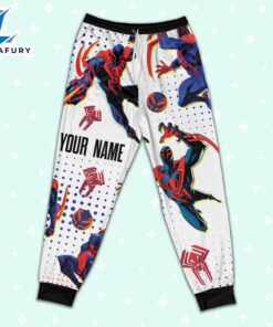 Custom Spiderman 2099 Colorful Pajamas - Movie Cartoon Holiday Pajamas