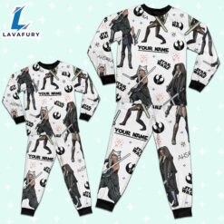 Custom Star Wars Ahsoka Tano Colorful Pajamas - Movie Cartoon Holiday Pajamas