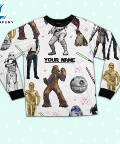 Custom Star Wars Characters Colorful Pajamas - Family Disneyland Matching Pajamas Set