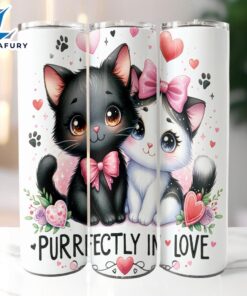 Cute Cat Valentines Tumbler, 20…