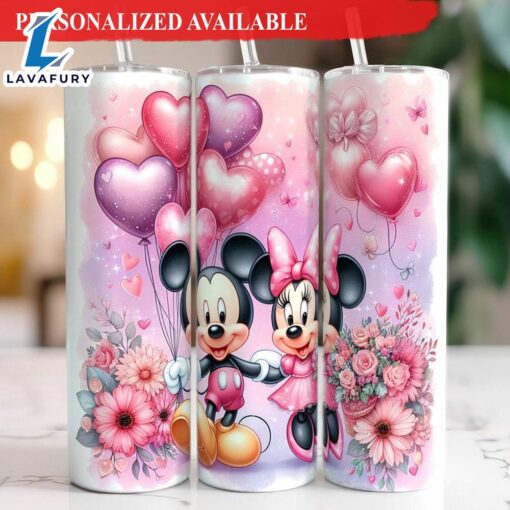 Cute Mickey Mouse Valentine 20oz Tumbler