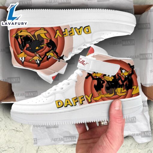 Daffy Duck High Top Air Force Shoes Custom Looney Tunes Sneakers