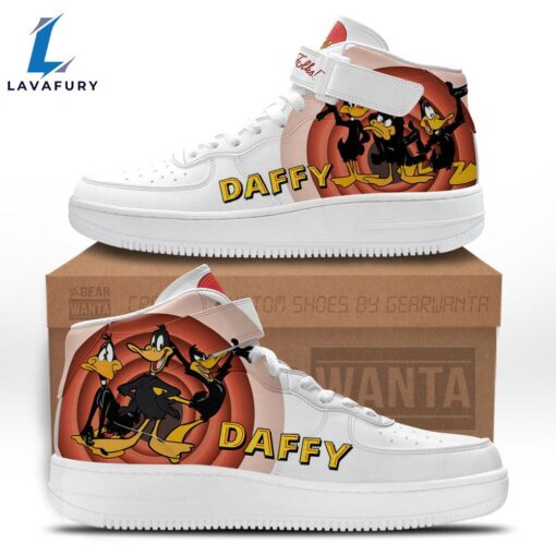 Daffy Duck High Top Air Force Shoes Custom Looney Tunes Sneakers