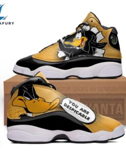 Daffy Duck J13 Sneakers Custom Comic Style Shoes