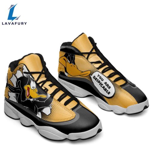 Daffy Duck J13 Sneakers Custom Comic Style Shoes