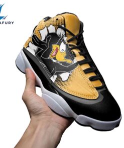 Daffy Duck J13 Sneakers Custom Comic Style Shoes