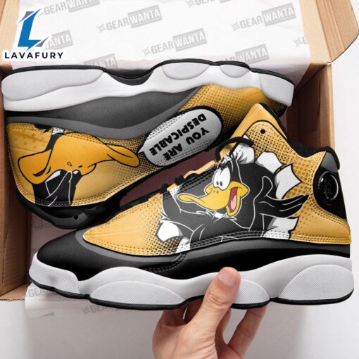 Daffy Duck J13 Sneakers Custom Comic Style Shoes