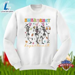 Dancing Skeleton Easter Emergency Department Shirt Idea