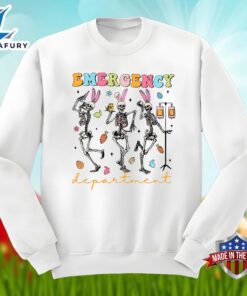 Dancing Skeleton Easter Emergency Department Shirt Idea