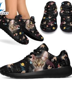 Devon Rex Cat Sneakers Sporty Shoes For Cat Lover