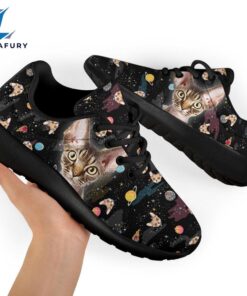 Devon Rex Cat Sneakers Sporty Shoes For Cat Lover