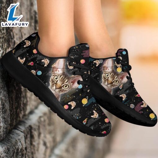 Devon Rex Cat Sneakers Sporty Shoes For Cat Lover