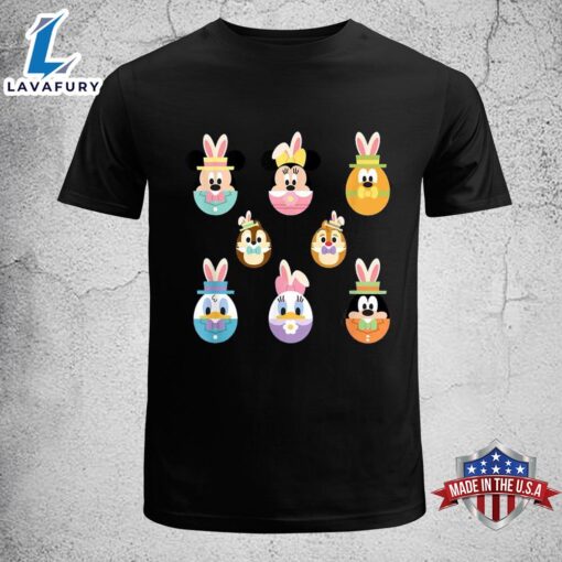 Disney Mickey And Friends Cute Easter Bunny Ears Disney Easter Shirt