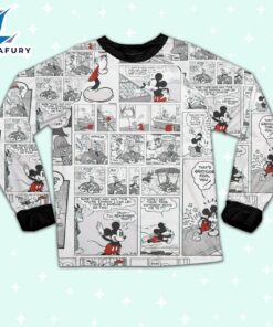 Disney Mickey Mouse Retro Comic Life Style - Family Disneyland Matching Pajamas Set