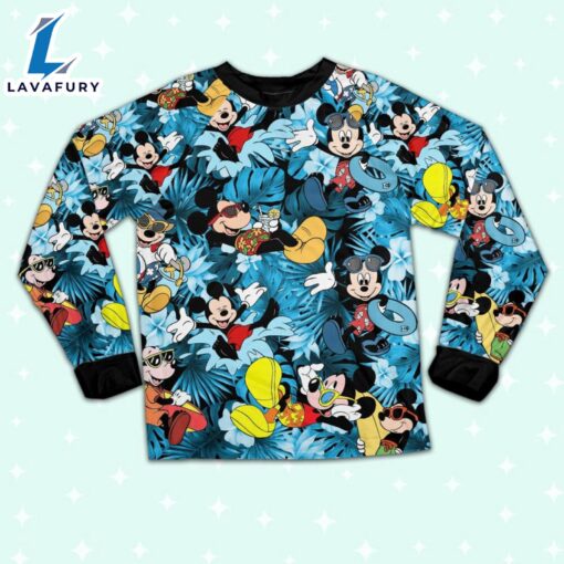 Disney Mickey Mouse Summer Tropical Vacation – Family Disneyland Matching Pajamas Set