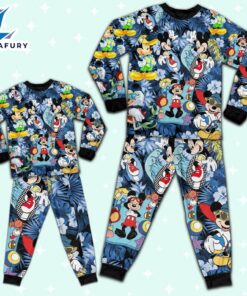 Disney Mickey Mouse Summer Vacation - Family Disneyland Matching Pajamas Set