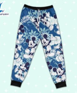 Disney Mickey Mouse Tropical Summer Beach Blue - Family Disneyland Matching Pajamas Set