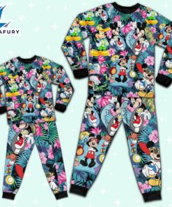 Disney Mickey Mouse Tropical Summer Vacation - Family Disneyland Matching Pajamas Set