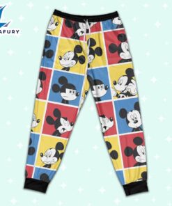 Disney Mickey Mouse Vintage Pop Art Emotion - Family Disneyland Matching Pajamas Set