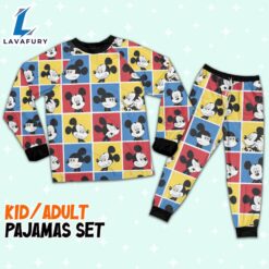 Disney Mickey Mouse Vintage Pop Art Emotion - Family Disneyland Matching Pajamas Set