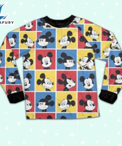 Disney Mickey Mouse Vintage Pop Art Emotion - Family Disneyland Matching Pajamas Set