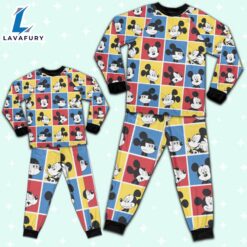 Disney Mickey Mouse Vintage Pop Art Emotion - Family Disneyland Matching Pajamas Set