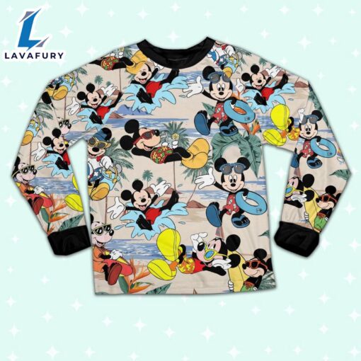 Disney Mickey on the Beach Summer Vacation – Family Disneyland Matching Pajamas Set