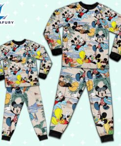 Disney Mickey on the Beach Summer Vacation - Family Disneyland Matching Pajamas Set