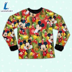 Disney Mickey Seamless Pineapple Summer Tropical - Family Disneyland Matching Pajamas Set