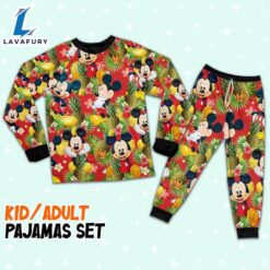 Disney Mickey Seamless Pineapple Summer Tropical - Family Disneyland Matching Pajamas Set