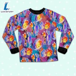 Disney Pixar Elemental Colorful Summer Tropical Pajamas Set - Movie Cartoon Holiday Pajamas