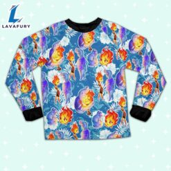 Disney Pixar Elemental Summer Beach Tropical Blue Style Pajamas Set - Movie Cartoon Holiday Pajamas