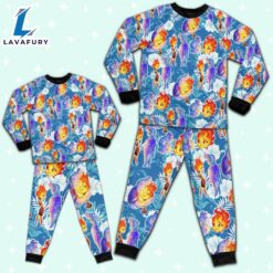 Disney Pixar Elemental Summer Beach Tropical Blue Style Pajamas Set - Movie Cartoon Holiday Pajamas