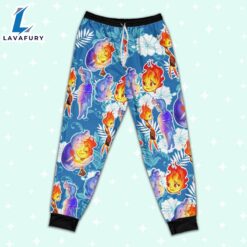 Disney Pixar Elemental Summer Beach Tropical Blue Style Pajamas Set - Movie Cartoon Holiday Pajamas