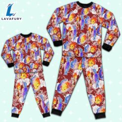 Disney Pixar Elemental Summer Beach Tropical Red Pajamas Set - Movie Cartoon Holiday Pajamas