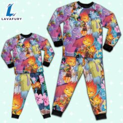 Disney Pixar Elemental Tropical Summer Pajamas Set - Movie Cartoon Holiday Pajamas