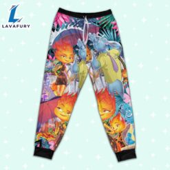 Disney Pixar Elemental Tropical Summer Pajamas Set - Movie Cartoon Holiday Pajamas