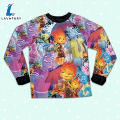 Disney Pixar Elemental Tropical Summer Pajamas Set - Movie Cartoon Holiday Pajamas