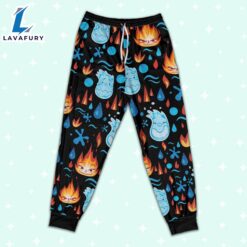 Disney Pixar Seamless Elemental Ember and Wade Pajamas Set - Movie Cartoon Holiday Pajamas