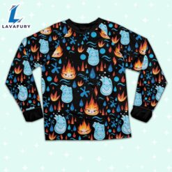 Disney Pixar Seamless Elemental Ember and Wade Pajamas Set - Movie Cartoon Holiday Pajamas