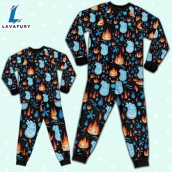 Disney Pixar Seamless Elemental Ember and Wade Pajamas Set - Movie Cartoon Holiday Pajamas