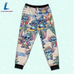 Disney Stitch Summer Vacation Pajamas Set - Movie Cartoon Holiday Pajamas