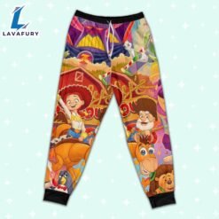 Disney Toy Story 25th Aniversary Cool Artwork Pajamas Set - Movie Cartoon Holiday Pajamas