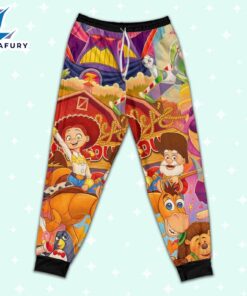 Disney Toy Story 25th Aniversary Cool Artwork Pajamas Set - Movie Cartoon Holiday Pajamas