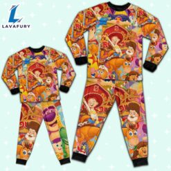 Disney Toy Story 25th Aniversary Cool Artwork Pajamas Set - Movie Cartoon Holiday Pajamas