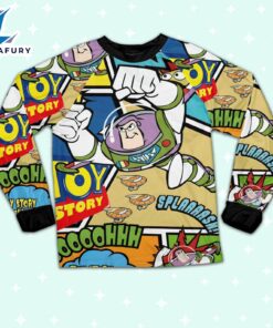 Disney Toy Story Buzz Lightyear Action Comic Pajamas Set - Family Disneyland Matching Pajamas Set